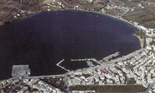 Paros Island Parikia Aerial Photo Charter Greece
