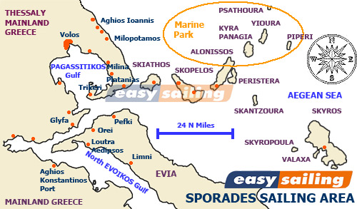 SPORADES SAILING AREA GREECE - Yacht charter Greek islands