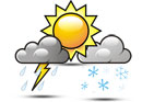 Check what the wind, the temperature and rain conditions will be the next two days at the area you navigate.
