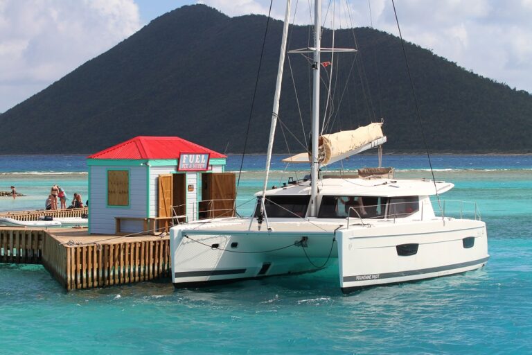 BVI refueling charter yacht