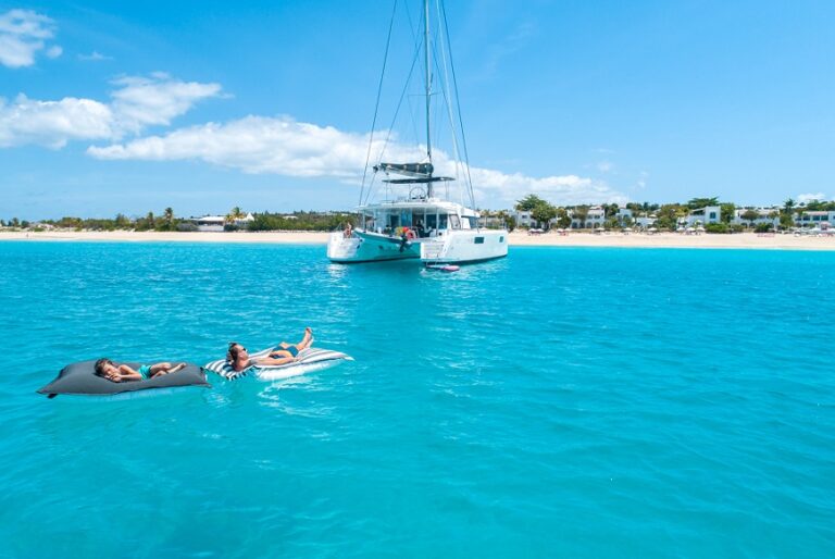 St Martin sailing yacht charter relaxing